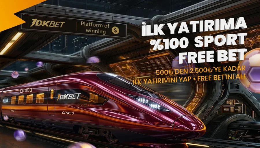 %100 Spor Hoşgeldin Free Bet – 2.500 TL'ye kadar!
