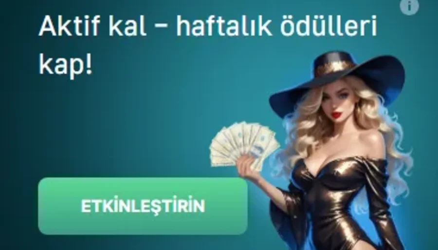 7slots Aktif kal – haftalık ödülleri kap!