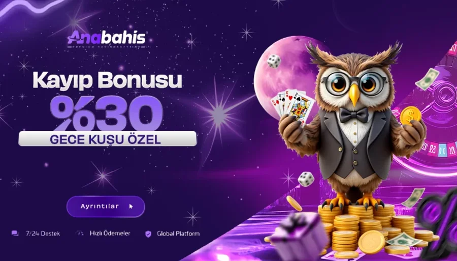 %30 Gece Kuşu Kayıp Bonusu