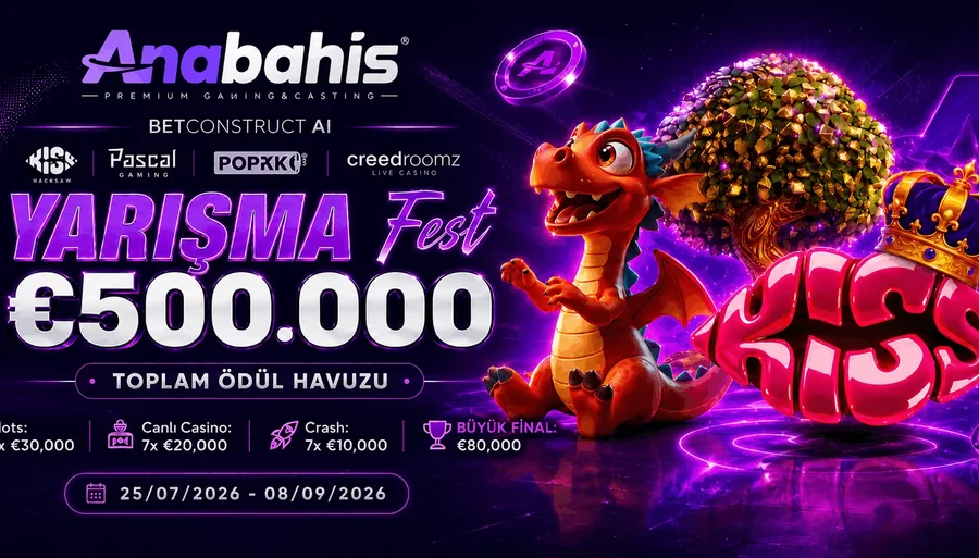 500.000€ ÖDÜLLÜ YARIŞMA FESTİVALİ!