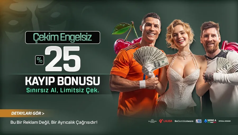Çekim Engelsiz %25 Kayıp Bonusu