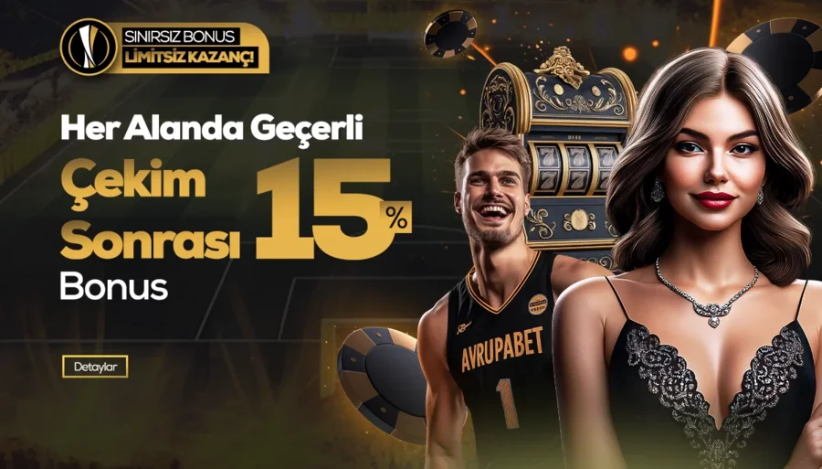 %15 Çekim Sonrası Kayıp Bonusu
