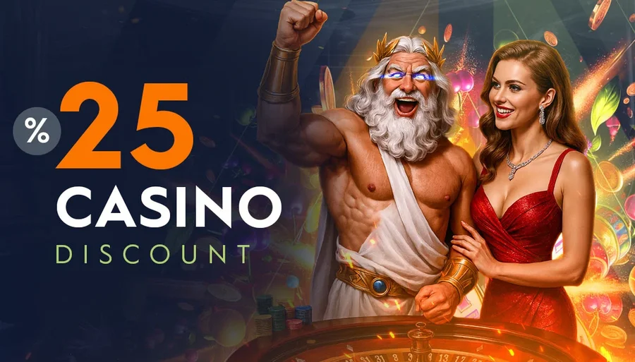 %25 Anlık Casino Discount