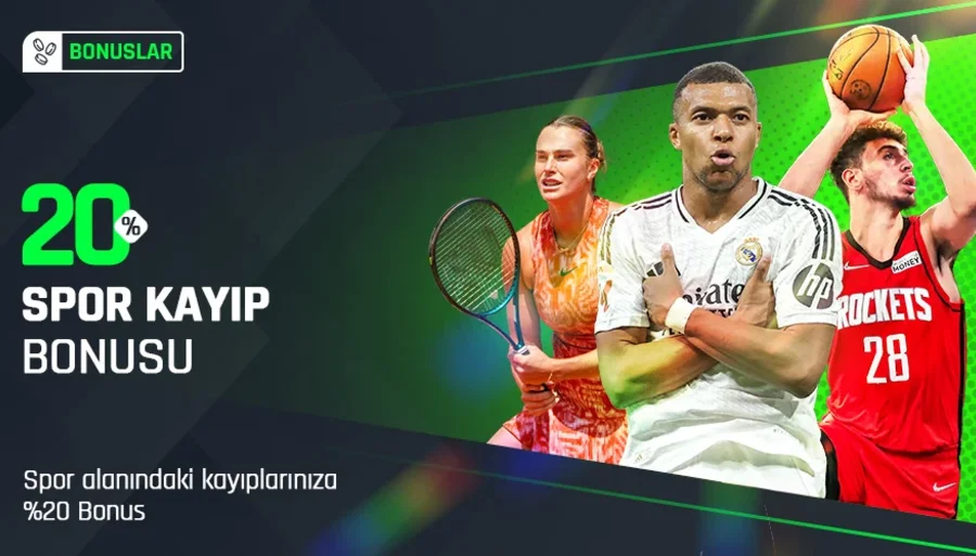 %20 Spor Kayıp Bonusu