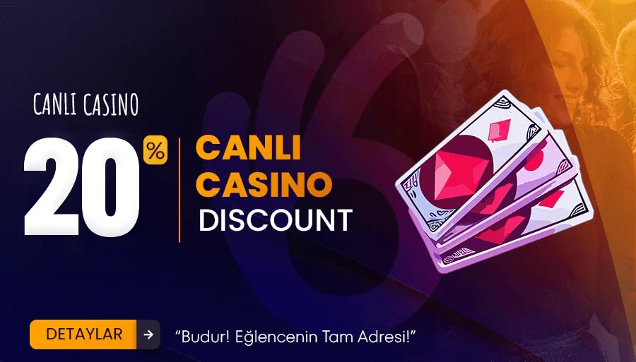 %20 Canlı Casino Discount