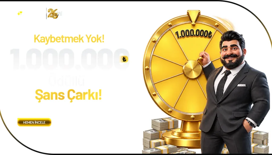 1.000.000 ₺ Şans Çarkı Bonusu