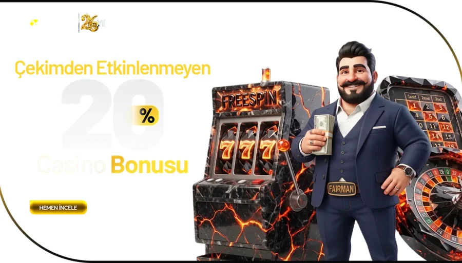 %20 Çekimden Etkilenmeyen Casino Kayıp Bonusu