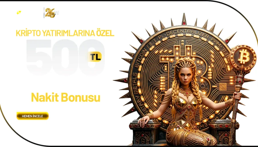 Kripto Yatırımlarına Özel 500₺ Çevrimsiz Nakit Bonus!