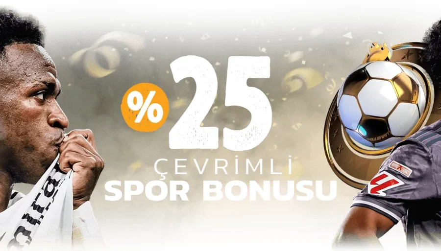 %25 ÇEVİRİMLİ SPOR BONUS