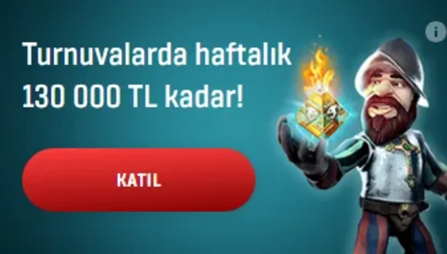 Turnuvalarda Haftalık 130.000 TL'ye Kadar Ödül