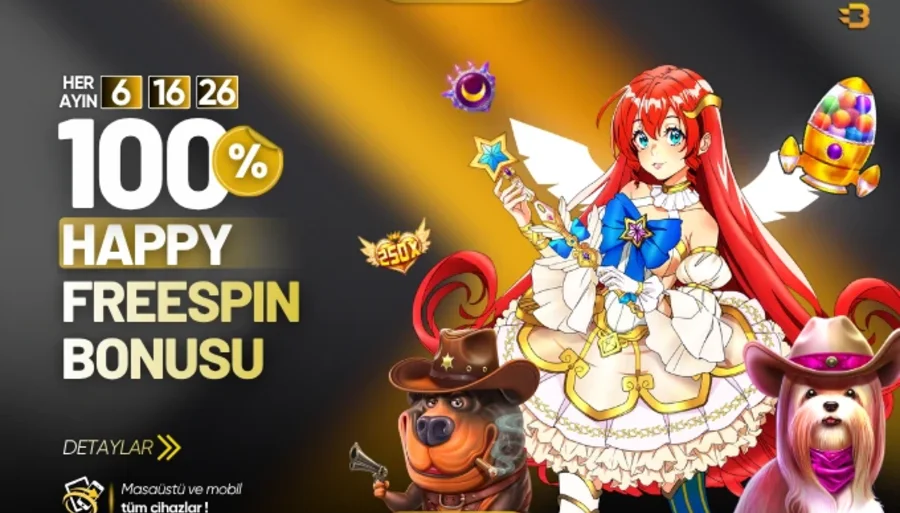 %100 Happy Freespin Bonusu