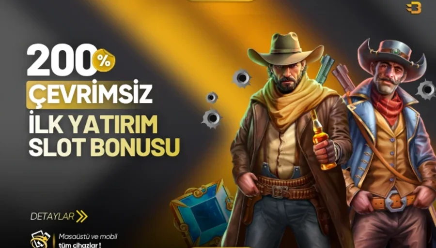 %200 İlk Yatırım Çevrimsiz Slot Bonusu
