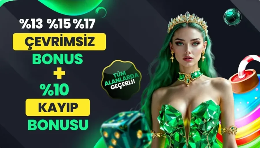 %13, %15, %17 Çevrimsiz Bonus