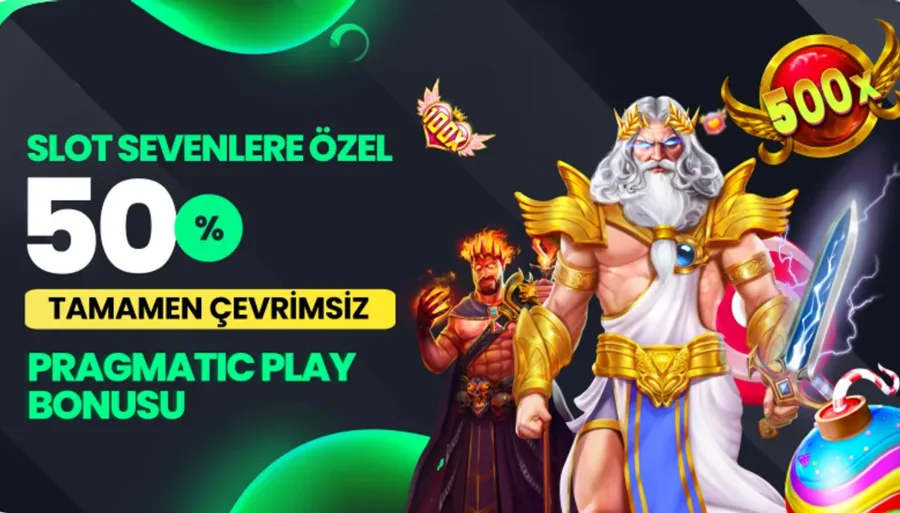 %50 Tamamen Çevrimsiz Pragmatic Play Slot Bonusu