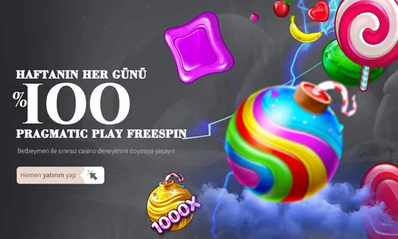 HAFTANIN HER GÜNÜ %100 PRAGMATİC PLAY FREESPİN