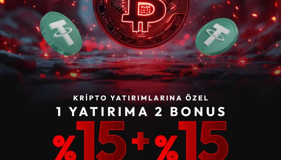 Kripto Yatırımlarına Özel %15 Yatırım + %15 Kayıp Bonusu
