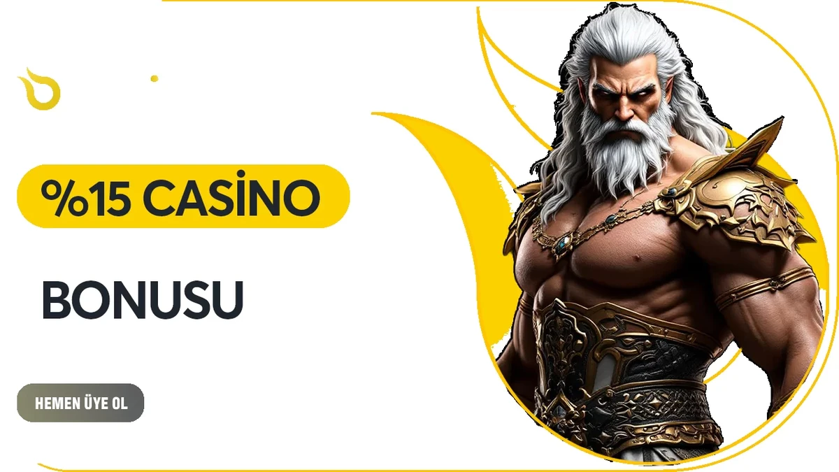 %15 CANLI&SLOT CASİNO YATIRIM BONUSU