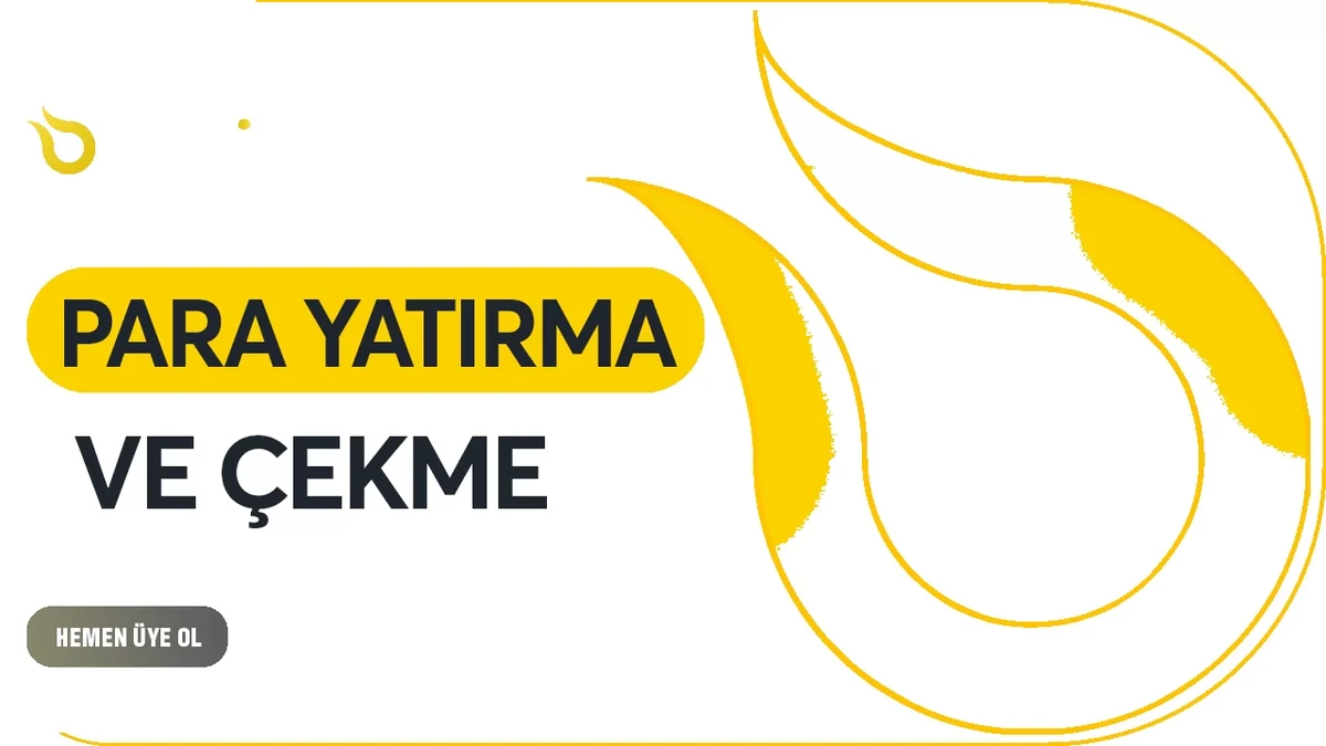 PARA YATIRMA VE ÇEKME