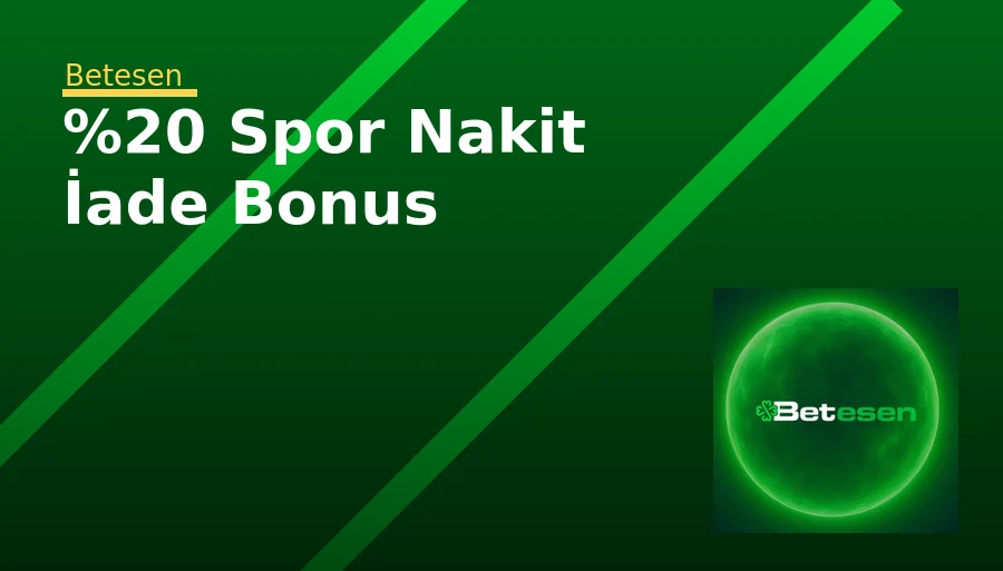 %20 Spor Nakit İade Bonus