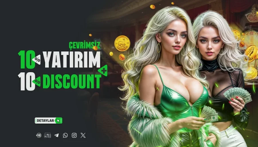 Çevrimsiz %10 Yatırım + %10 Discount