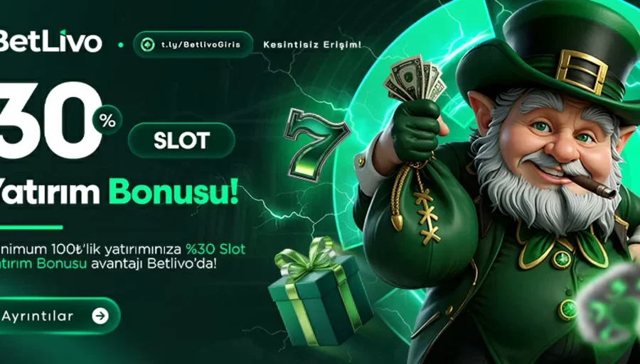 Betlivo %30 Slot Yatırım Bonusu