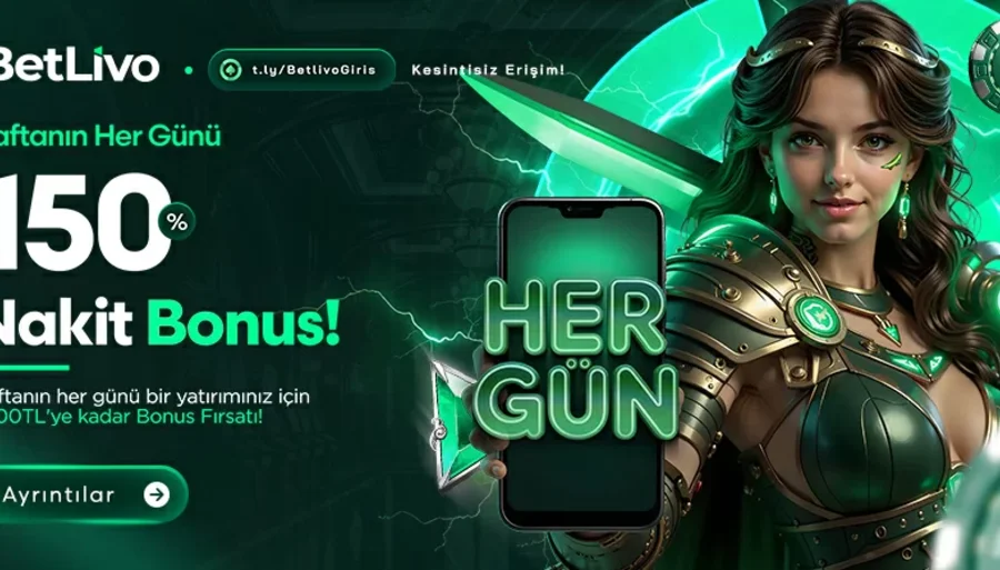 Haftanın Her Günü %150 Nakit Bonus
