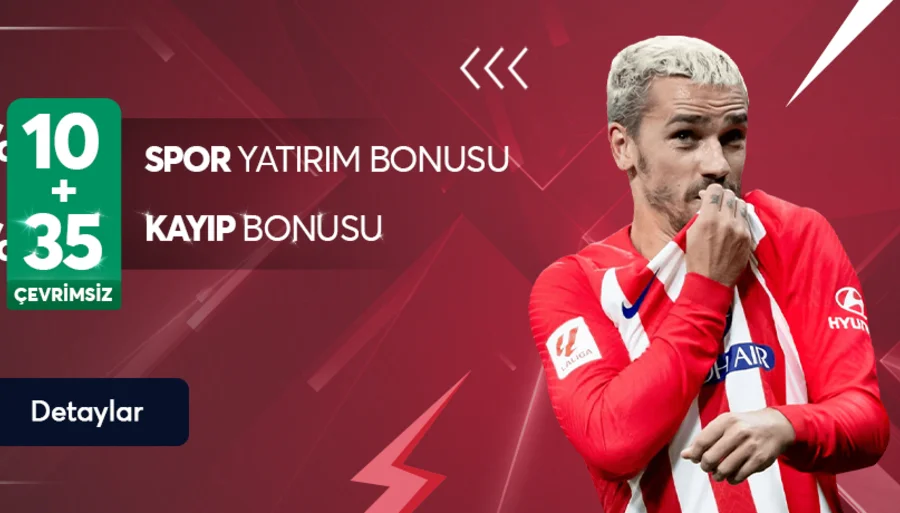 %10 Çevrimsiz Spor Yatırım Bonusu + %35 Kayıp Bonusu