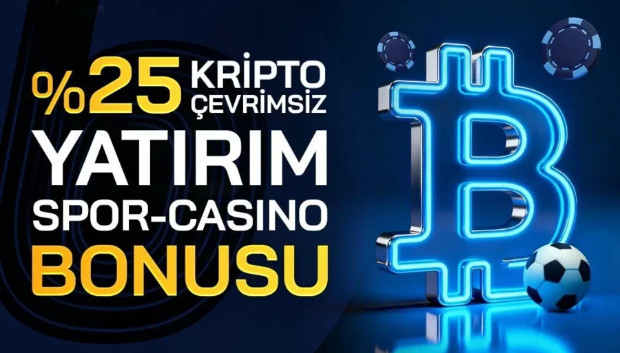Betoffice %25 Kripto Çevrimsiz Yatırım Bonusu Spor/Casino