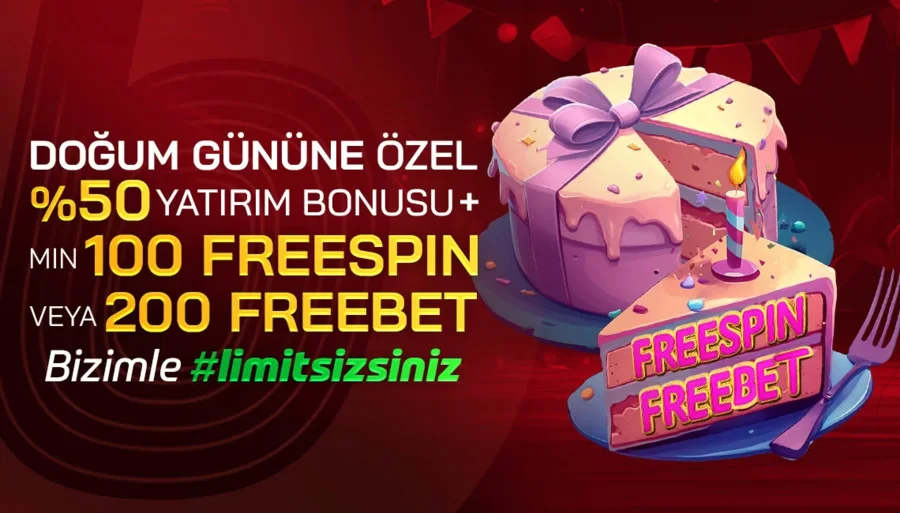 Doğum Gününe Özel %50 Yatırım Bonusu