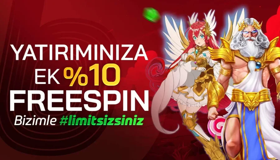 Her Gün Geçerli Yatırıma Ek %10 Freespin