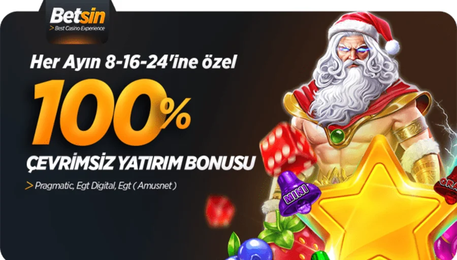 8-16-24 %100 Çevrimsiz Yatırım Bonusu