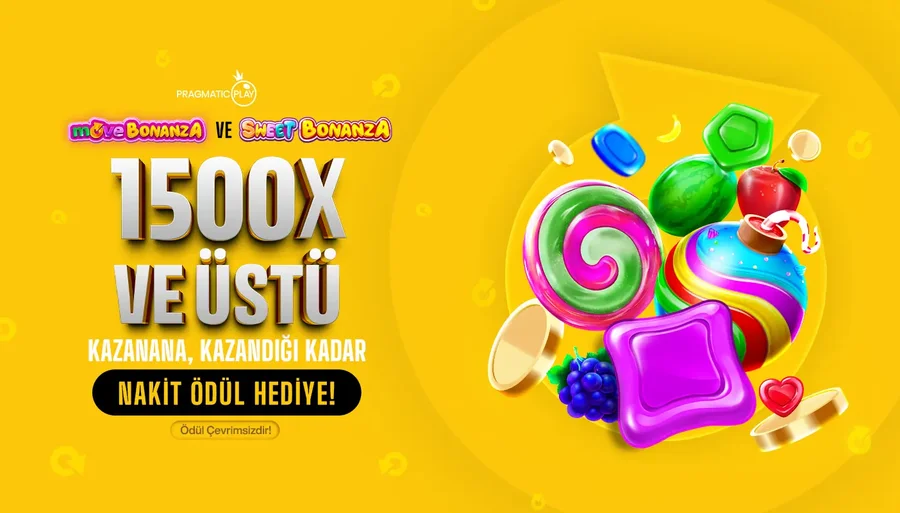 Betsmove 1500x ve Üstü Kazan, Kazandığın Kadar Nakit Hediye