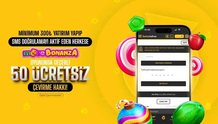 SMS Doğrulamanı Aktif Et, Hediyen Bizden