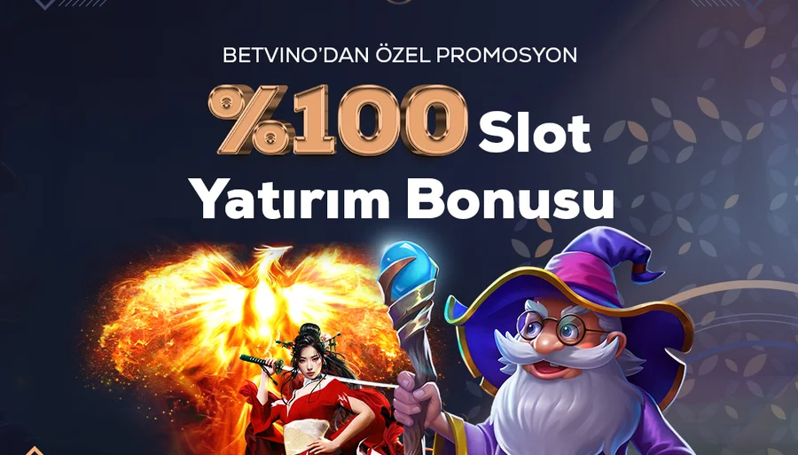 Her Gün %100 Slot Yatırım Bonusu