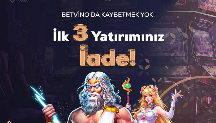 Betvino İlk 3 Yatırımınız İade