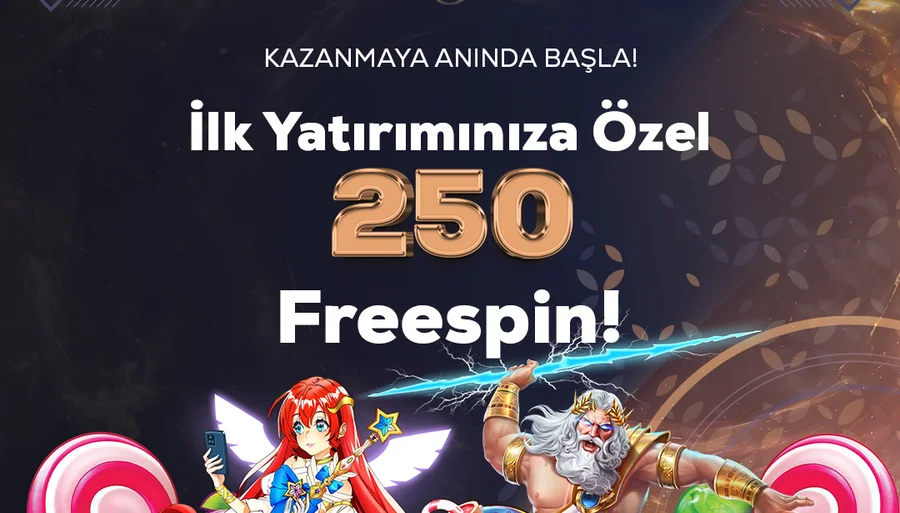Betvino İlk Yatırımınıza Özel 250 FreeSpin