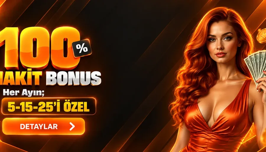 Bycasino %100 Nakit Bonus Her Ayın 5-15-25'i Özel