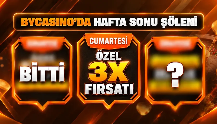 Cumartesi'ne Özel 2X Yap 3X Çek Kampanyası