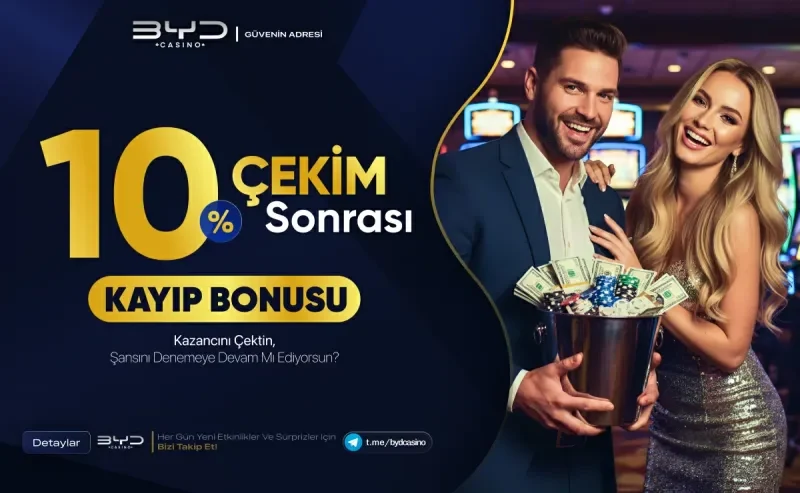 Çekim Sonrası %10 Kayıp Bonusu