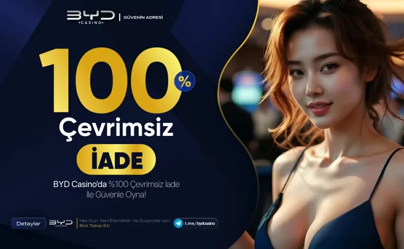 İLK YATIRIMA ÖZEL %100 ÇEVRİMSİZ İADE!