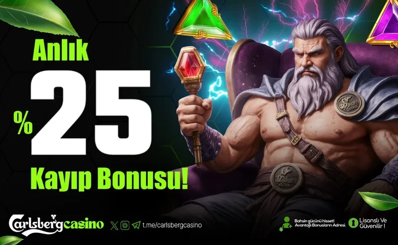 %25 Anlık Kayıp Bonusu