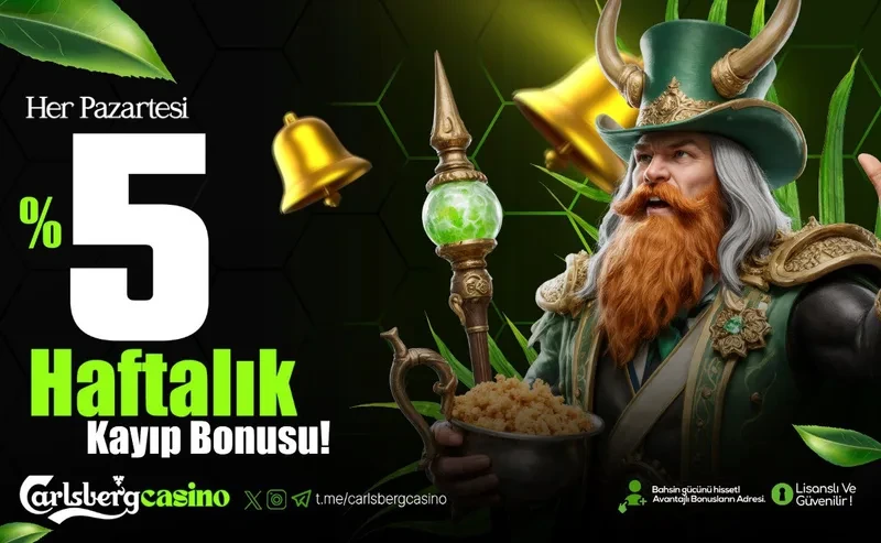 %5 Haftalık Kayıp Bonusu