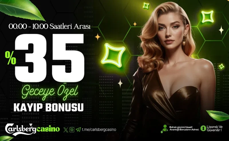 Geceye Özel %35 Gece Kayıp Bonusu