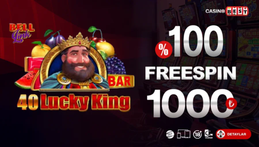 Casinobest 40 Lucy King Bell Link %100 1000 TL Freespin