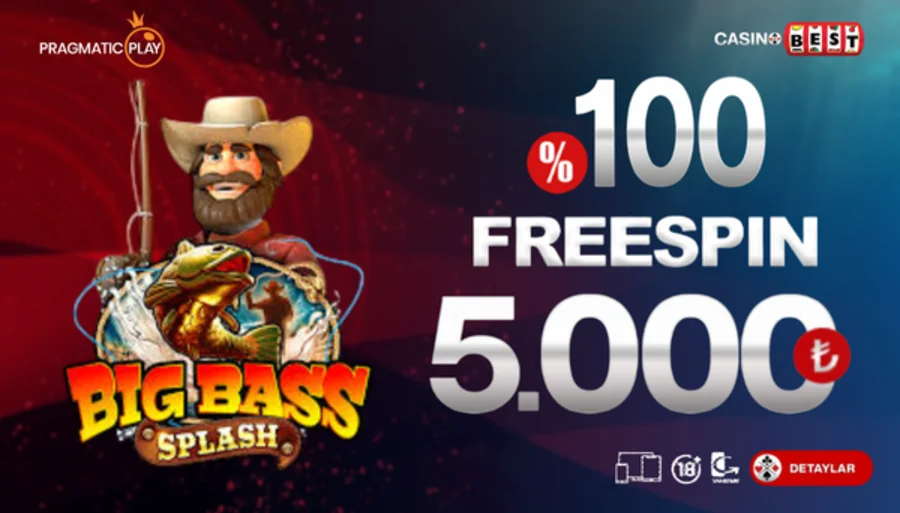 Big Bass Splash %100 5000 TL Freespin