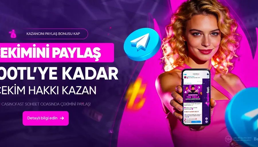 Casinofast Çekim Paylaş Bonusu