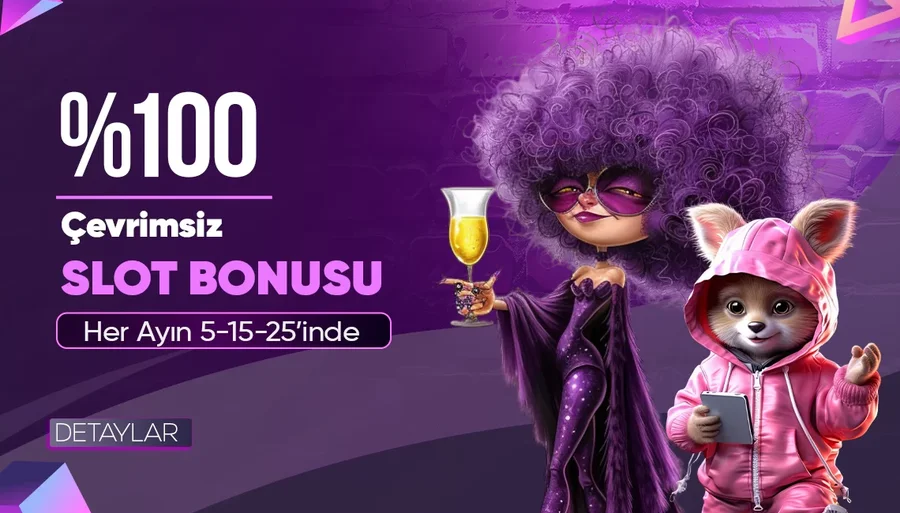 %100 Çevrimsiz Slot Bonusu
