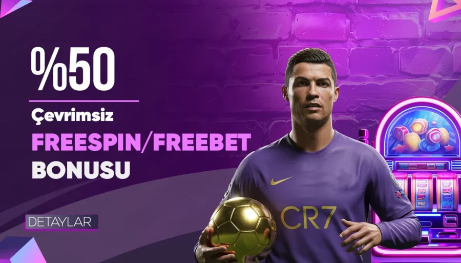 %50 Çevrimsiz Freespin veya Freebet