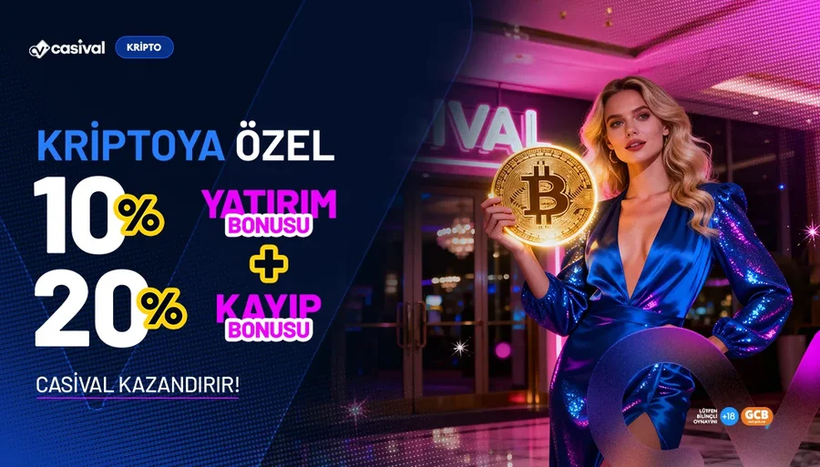 Kriptoya Özel %20 Yatırım + %30 Kayıp Bonusu