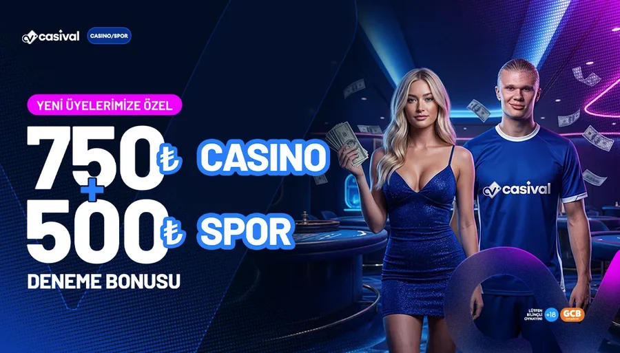Yeni Üyelere Özel 750₺ CASİNO & 500₺ SPOR Deneme Bonusu!